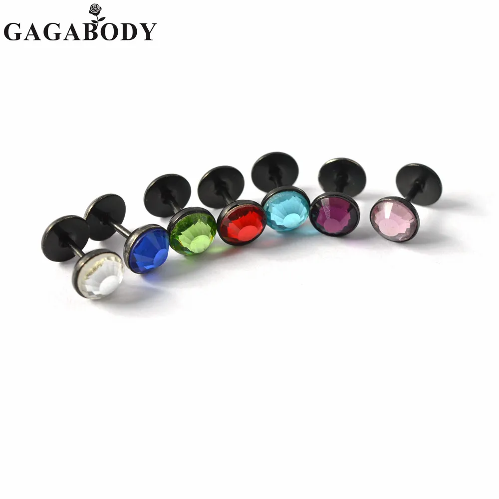 Christmas Lot of 2pcs Multicolour 316L Surgical Stainless Steel 16G