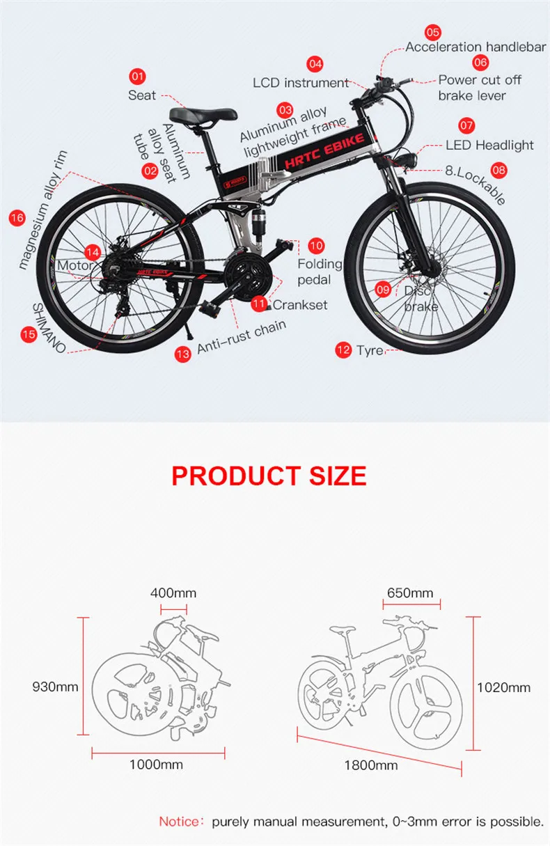 Flash Deal 26inch electric mountian bicycle 48V lithium battery hidden in frame 500w high speed motor 42km/h off-road emtb Soft tail ebike 14