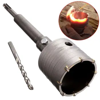 

65mm electric hammer wall hole opener wall hollow drill bit air conditioner punch with 220mm post