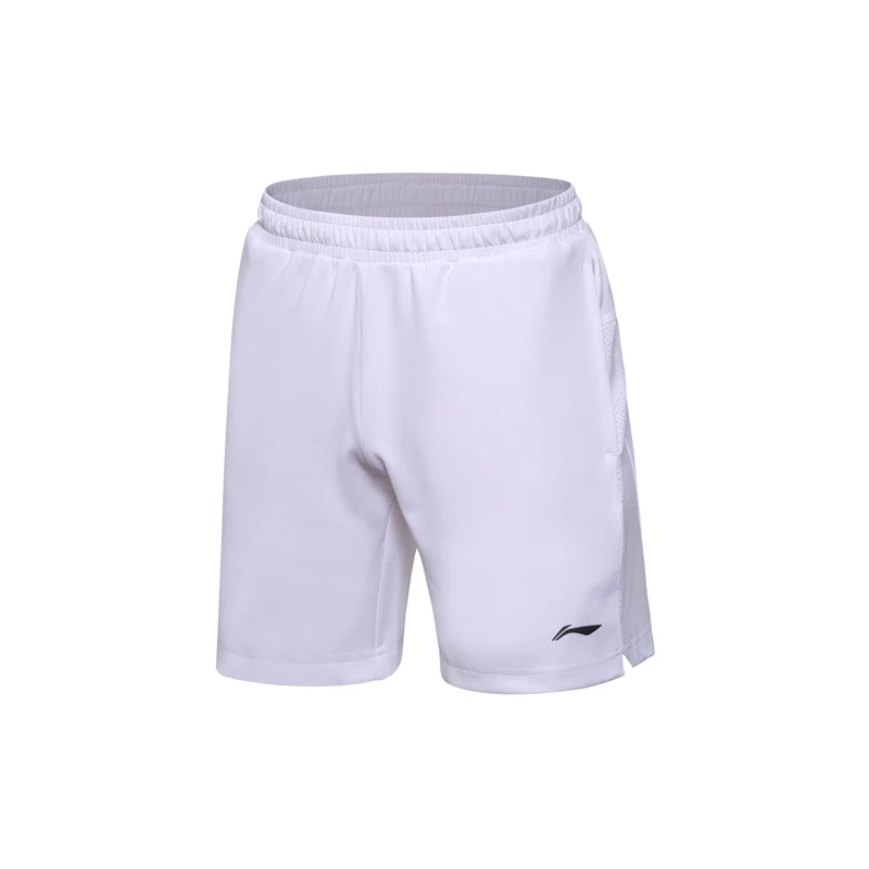 Li-Ning, мужские шорты для бадминтона, шорты для соревнований, повседневные, удобные, с дышащей подкладкой, спортивные шорты AAPM149 CONF17