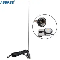 ABBREE NA-37 UHF 400-470 МГц антенна nmo крепление RG-58U 5 м/16.4ft коаксиальный кабель для QYT TYT Kenwood, мобильное радио портативная рация