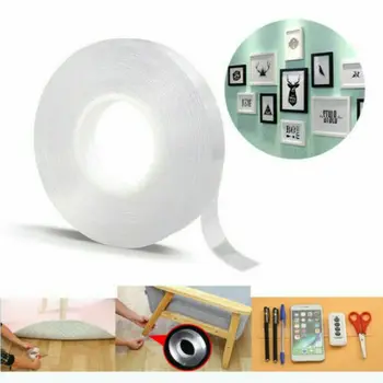 

New Multifunctional Double-sided Grip Tape Traceless Washable Adhesive Tape Nano Invisible Gel Removable Tapes Indoor Outdoor