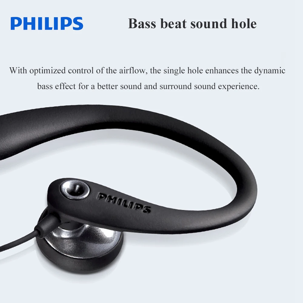 Наушники PHILIPS SHS3305 100% оригинальные наушники вкладыши подвесные спортивные с