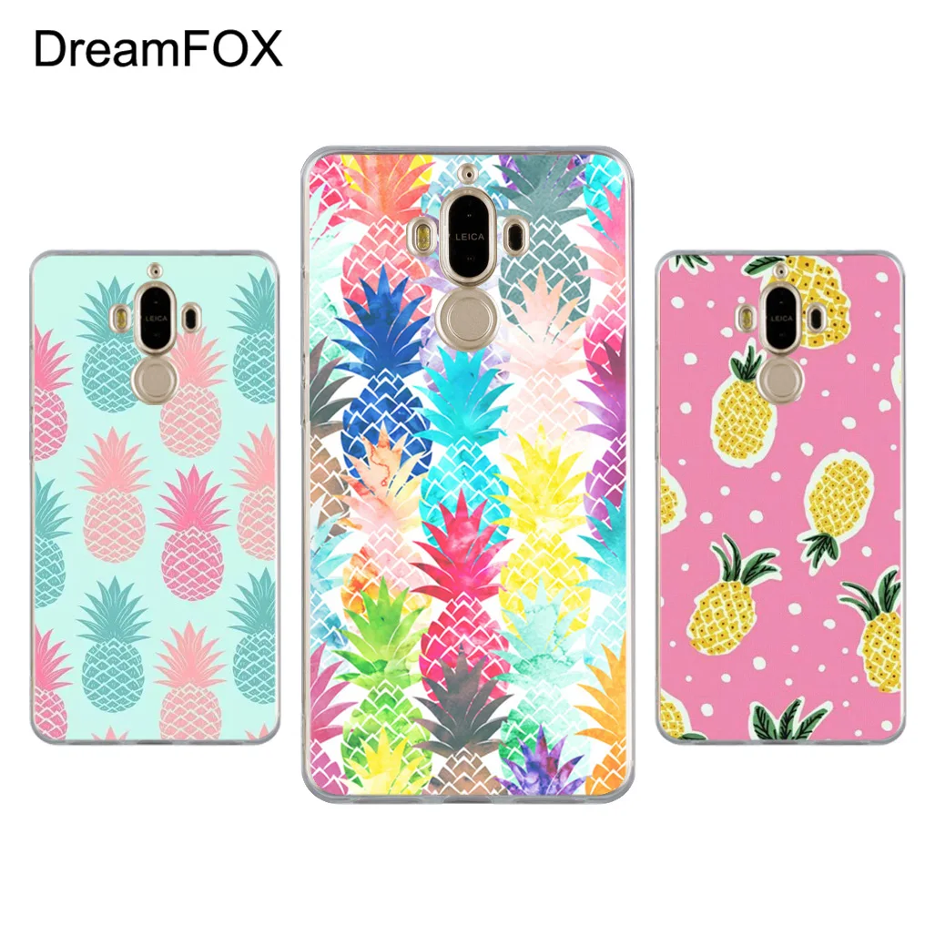 DREAMFOX L346 розовый ананас Мягкий ТПУ силиконовый чехол для huawei mate Nova 2 9 10 20 30 Lite Pro Plus |