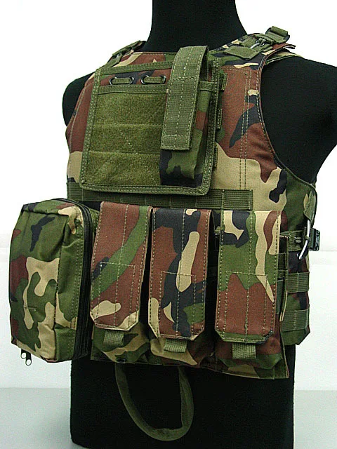 

Hunting Military Airsoft MOLLE Nylon Combat Paintball Tactical Vest CS Products