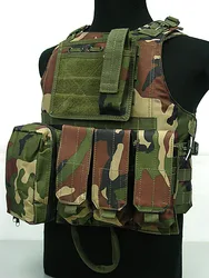 Hunting Military Airsoft MOLLE Nylon Combat Paintball Tactical Vest CS Products