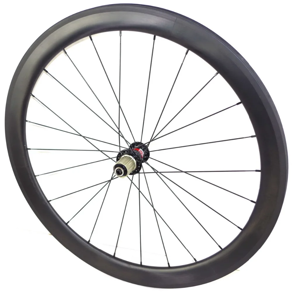 light weight 700c carbon road wheels 50mm tubular wheelset 23mm width
