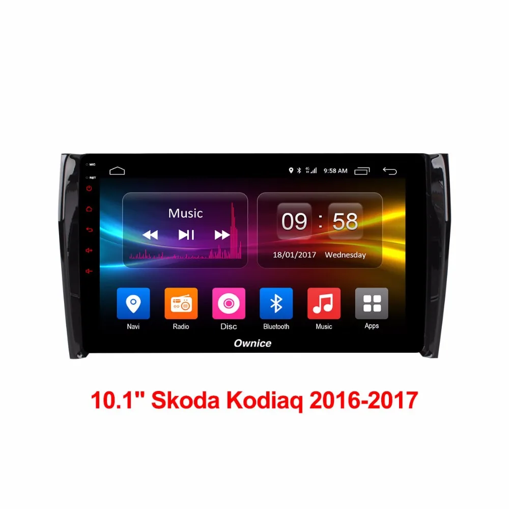HD 10.1 inch Android 6.0 Car DVD Player For Skoda Kodiaq 2016 2017 Octa 8 Core 2GB RAM+32GB GPS