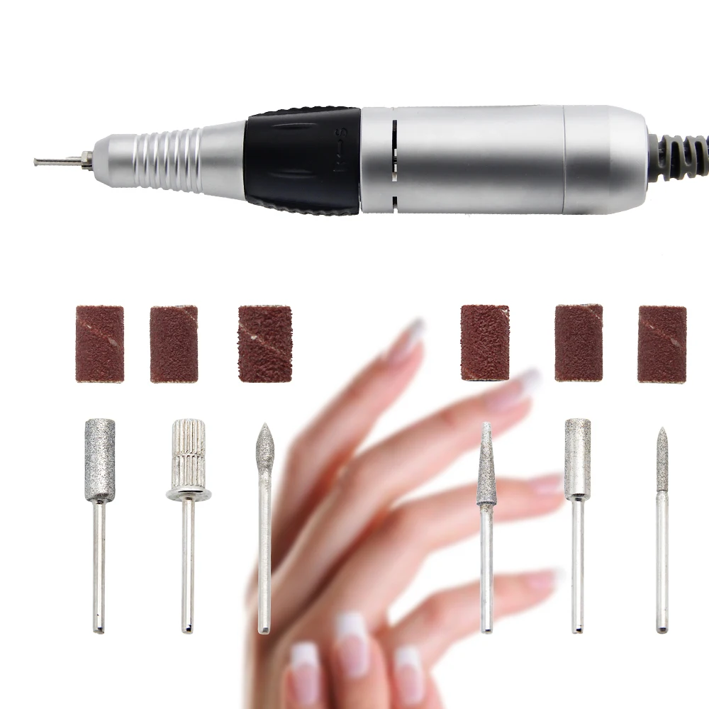 LKE 35000 об/мин Электрическая дрель для ногтей для маникюра профессиональный маникюрный станок набор оборудование для маникюра для педикюр для ногтей