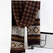 Spring Casual Cashmere Scarf Men Winter Scarf Luxury Brand font b Tartan b font Patchwork Echarpes