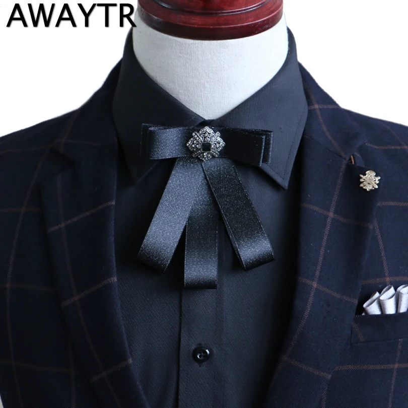 Buy Men's Bow Tie AWAYTR Luxury Crystal Bowties for