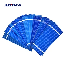 Aiyima 100pcs Mini 52 22MM 0 19W Solar Panel Polycrystalline Solar Panel Battery Cell DIY Phone