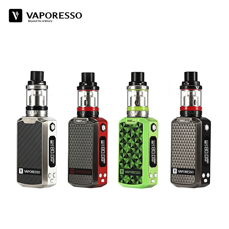 Original Vaporesso Tarot Nano Kit Electronic Cigarette Vape Hookah With 80W Tarot TC Mod 2500 Mah