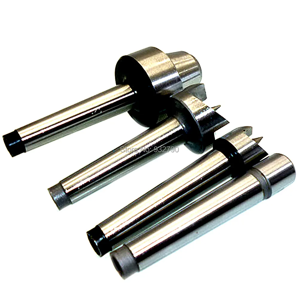 Pack of 4 MT1 Drive Centres Live Centres 4 Jaw Prong Spur Drive Centre