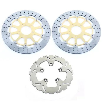 

BIKINGBOY Front Rear Brake Discs Disks Rotors For Suzuki GSX 1300 R Hayabusa 1999 2000 2001 2002 2003 2004 2005 2006 2007