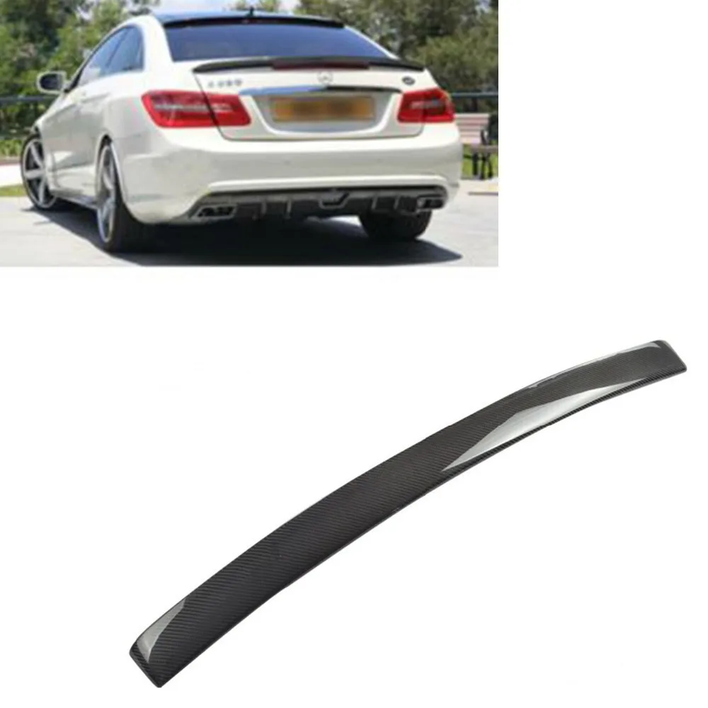 W207 AMG Style Carbon Fiber Car Rear Roof lip Spoiler Wing for Mercedes