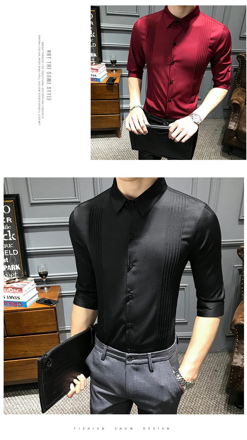 Новые мужские рубашки с коротким рукавом Большие размеры 4XL 5XL модные деловые рубашки в повседневном стиле мужские топы легкие и дышащие