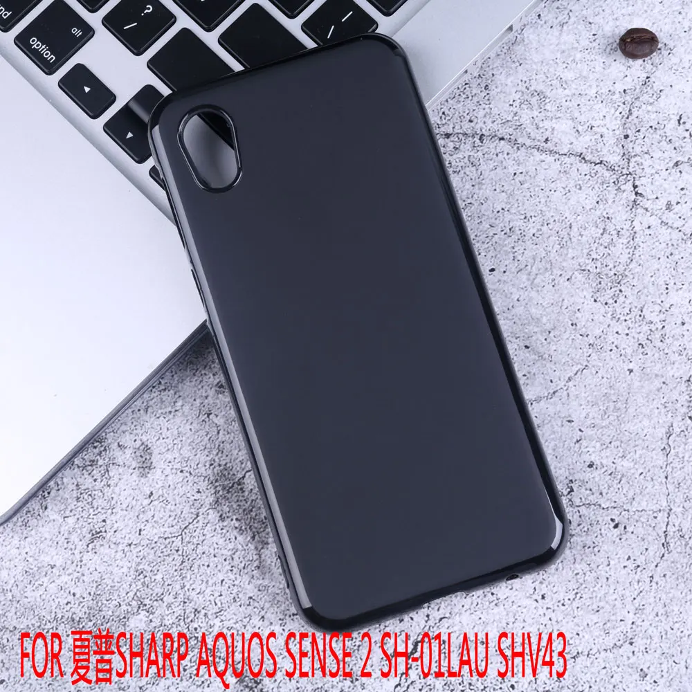 

Soft TPU Pudding Cover Fundas Matte Case for Sharp Aquos Sense2 Gel Silicone Phone Protective Back Phone Case for Aquos Sense2
