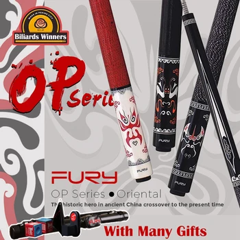 

FURY Handmade Pool Cue Stick With FURY Case Hardwood North American Maple Pool Billiard Cue Billiard Kit 13mm Tip High-end Stick