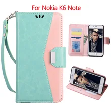 

Female Wallet Flip Case for Lenovo K6 Note Book Case Funda Luxury Leather Card Pocket Stand Silicone 360 Full Phone Protector