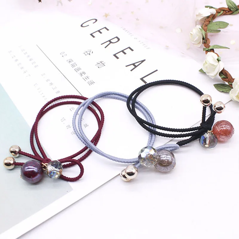 

Elastic Hair Bands Headwear gold beads Scrunchies Rubber Bands Headbands Girls Cute Cartoon Hair Accessories