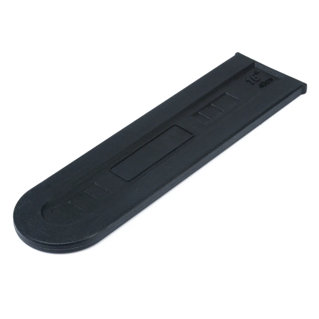 14'' to 16'' Chainsaw Bar Cover Chainsaw Guide Plate Set for Lawn Mower Replacement Chainsaw Guide Bar Accessory Black