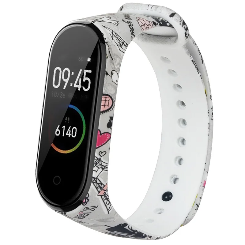Спортивный Браслет Xiaomi Mi Band 4 сменный цветной ремешок для Miband умный
