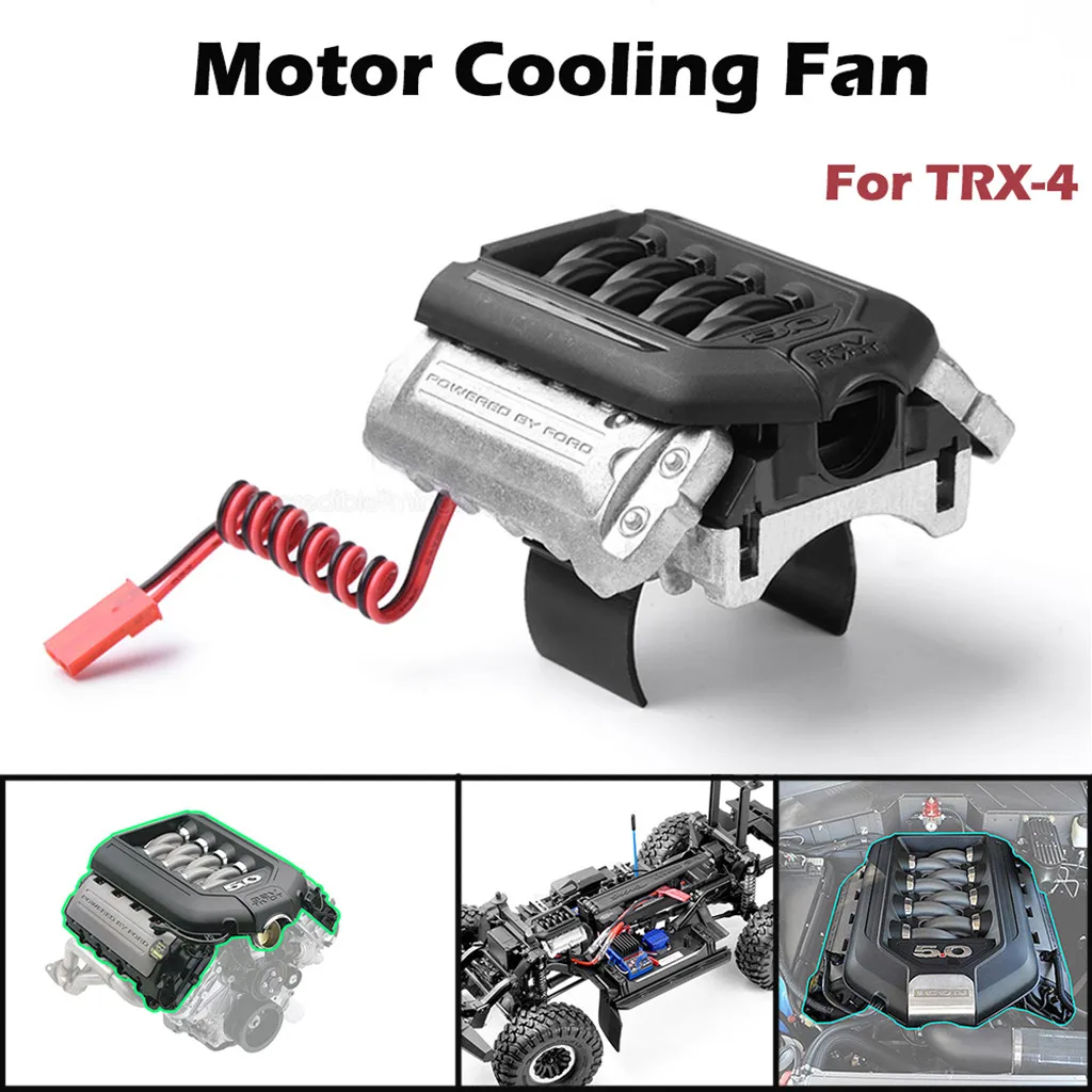 HINST TRX-4 GRC реалистичный двигатель 11,1 В Вентилятор охлаждения тип двигателя радиатор внешний вид с воздухозаборником дизайн FEB14