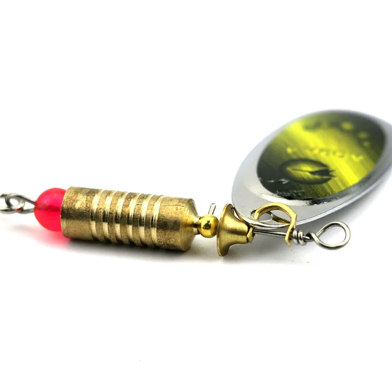 Hengjia 7 см 8.8 г металла Троллинг Spinnerbaits блесток Spinner ложки Щука карп форель сом рыболовные приманки рыболовные снасти для пески