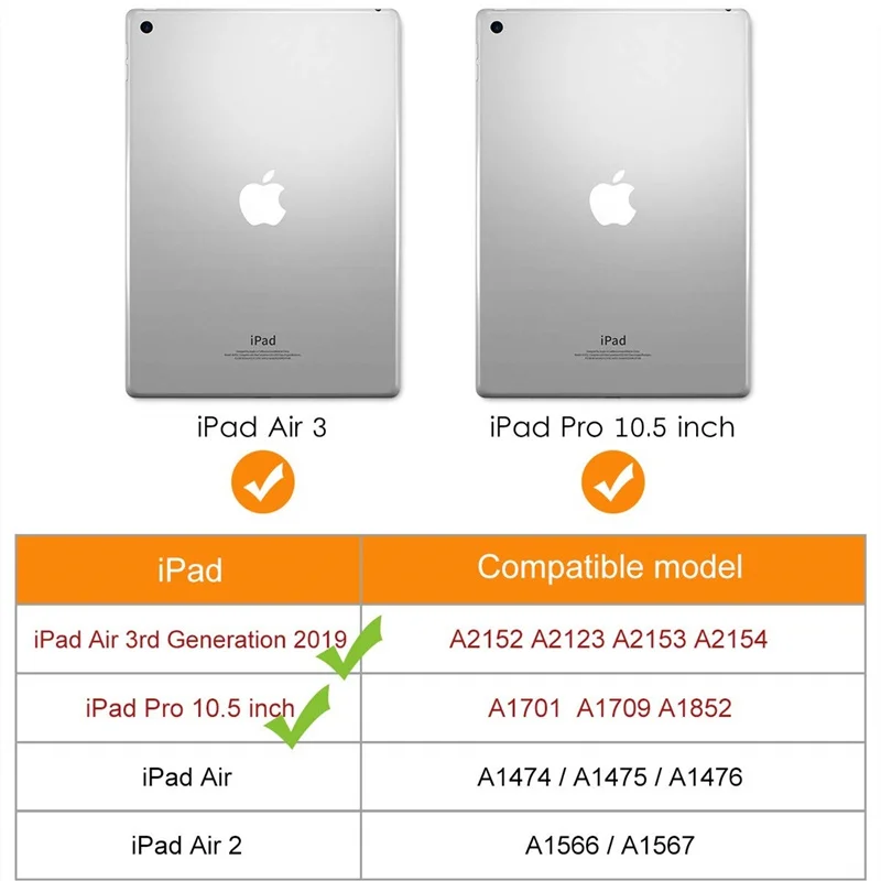 Вращающийся на 360 умный чехол для iPad Pro 10,5 жесткая задняя крышка для iPad Air 3 10,5 /iPad Pro 10,5 Чехол+ пленка+ ручка