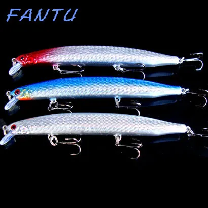 

FANTU Big Weight fishing lure minnow 20g/13.5cm Fresh Water Sea Artificial Lures With Three Treble Hooks Fishing Tackles