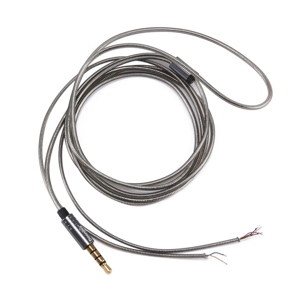 

3.5mm DIY 4 Pole Jack Earphone Audio Cable Headphone Repair Replacement Cable SD998