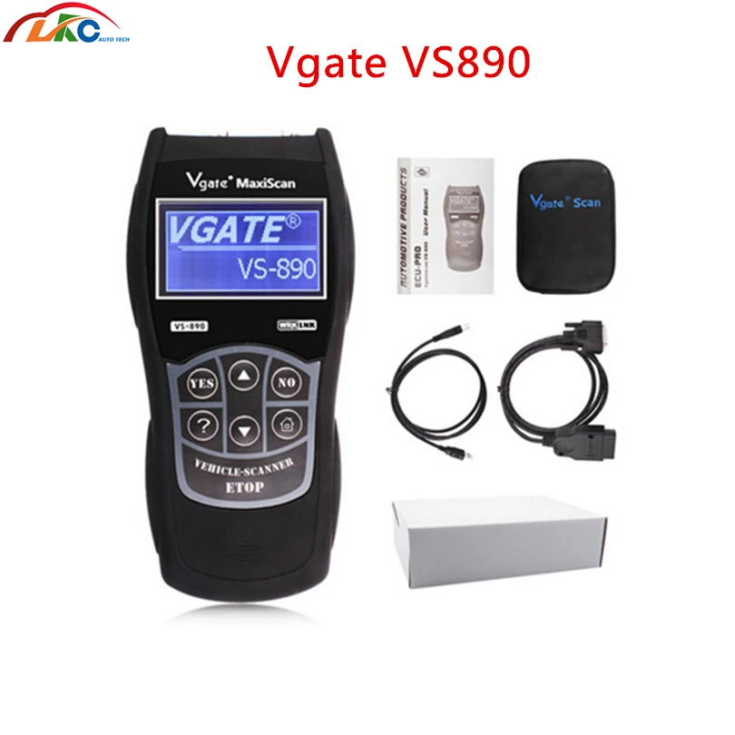 

Vgate VS890 OBD2 CAN-BUS Fault Car Code Reader Universal Auto Diagnostic Scanner Vgate VS890 Multi-Languages