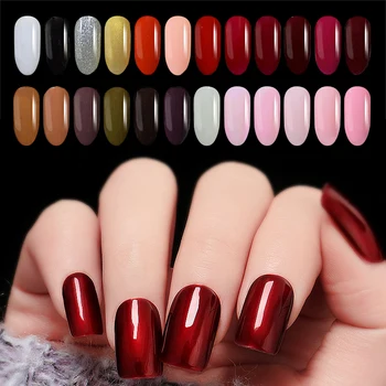 

Meicailin 5ML 12 Colors UV Gel Varnish Gel Nail Polish Nail GelPolish Art Vernis Semi Permanent UV Soak-Off Nail Gel Manicure