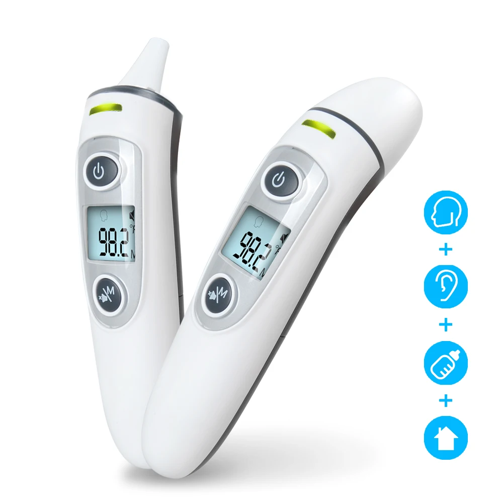 

ELERA Digital Thermometer Infrared LCD Baby Forehead Ear Non-Contact Body Care Fever Measurement Wholesale Hot Sell Termometro