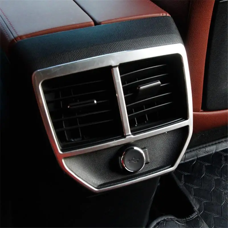 

Car Air Conditioner Interior Excent Modified Automobile Auto Mouldings Covers Modification Sticker Strip 18 19 FOR Peugeot 4008