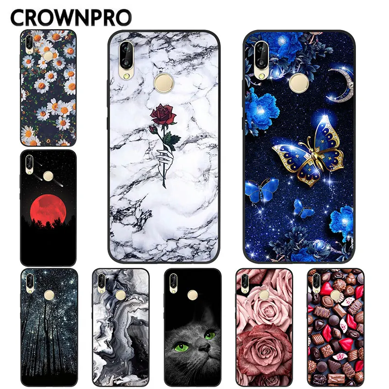 

CROWNPRO 6.3inch Huawei Nova 3i Case Silicone TPU Huawei Nova 3 Cover Soft Huawei P Smart Plus Case Huawei Nova 3i Phone Case