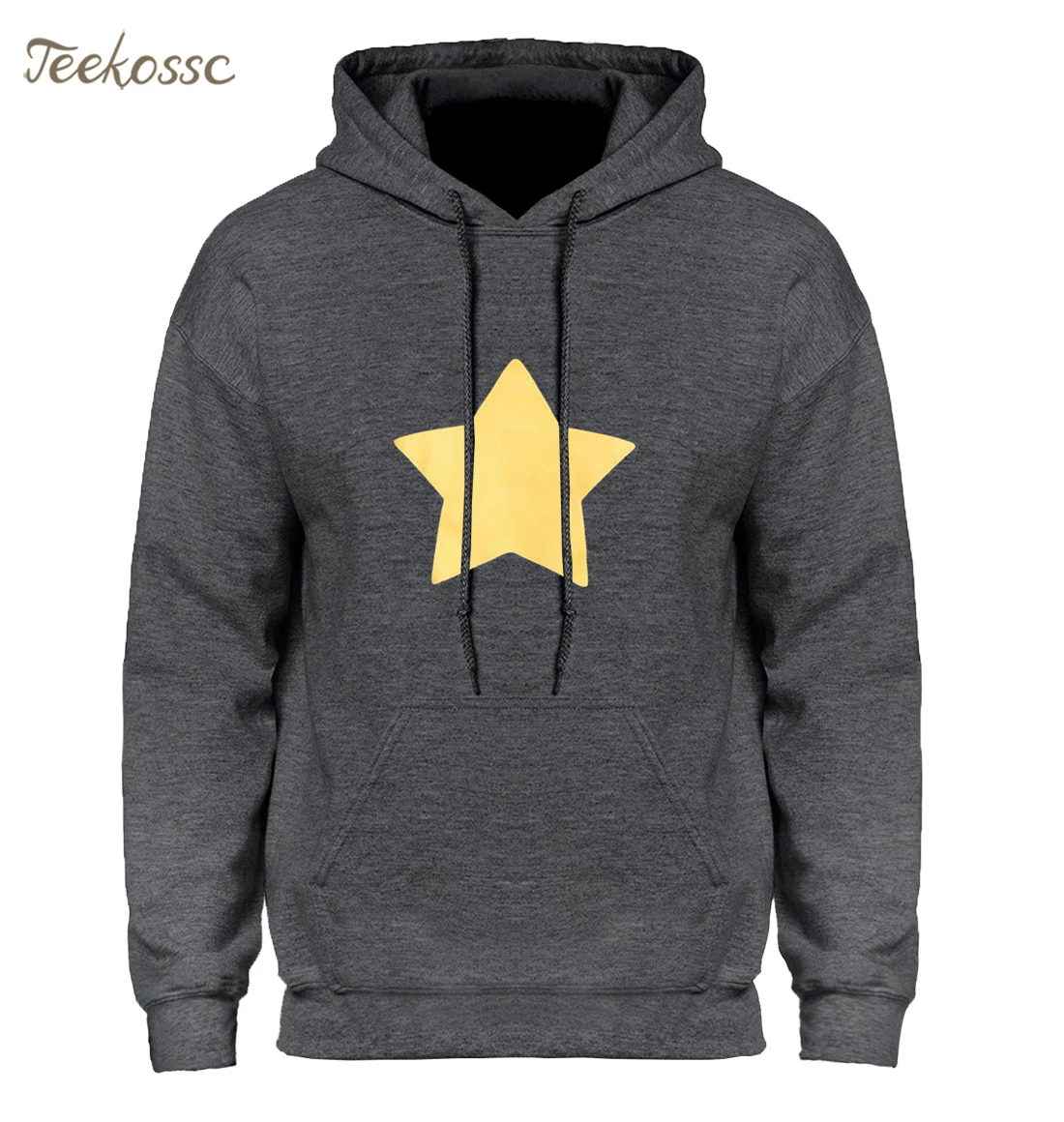 mens yellow hooded sweatshirt
