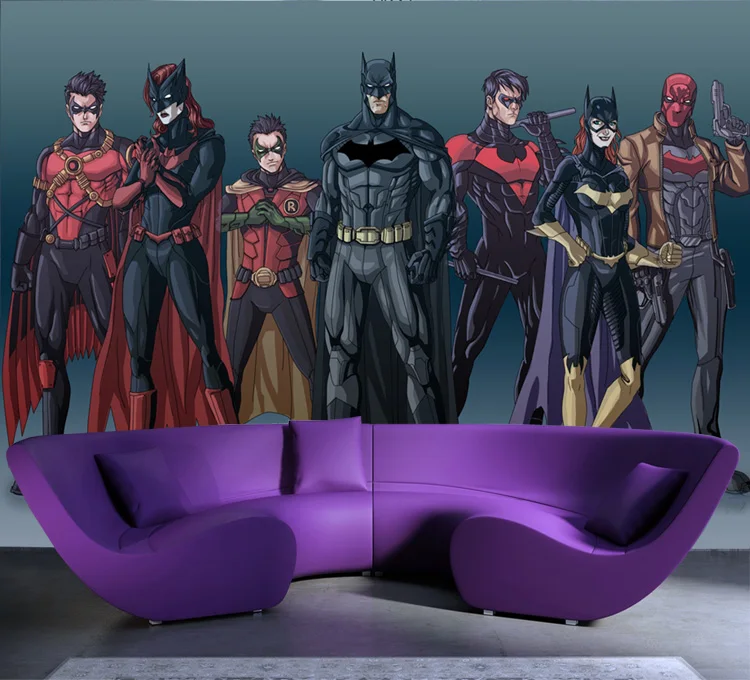 Aliexpress.com : Buy Comics Batman Wallpaper Custom 3D ...