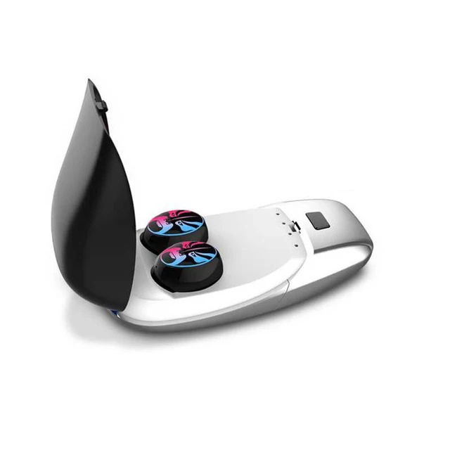 

TWS E8 Wireless Earphone Earbuds Bluetooth 5.0 Ear Phone In-Ear Metal Charging Case HiFi Mini Headset Earphones with LED Light