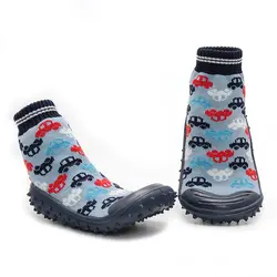 Joyo Roy Горячие Новорожденные для девочек детские носки для маленьких мальчиков мягкое противоскользящее покрытие теплые носки с резиновой
