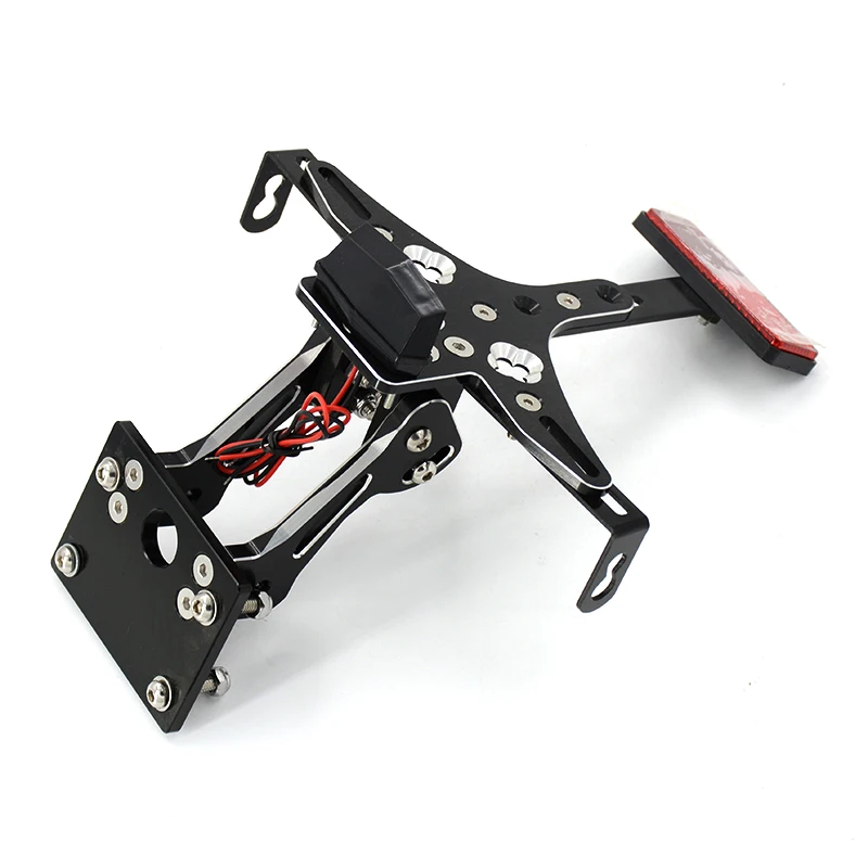 CNC Aluminum Motorcycle Adjustable License Plate Holder Bracket For YAMAHA YZF-R1 YZF R1 YZF1000R 2002-2003