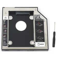 Новый жесткий диск WZSM 9 5 мм SATA 2nd SSD HDD Caddy для Dell Latitude E6400 E6500 E6410 E6510