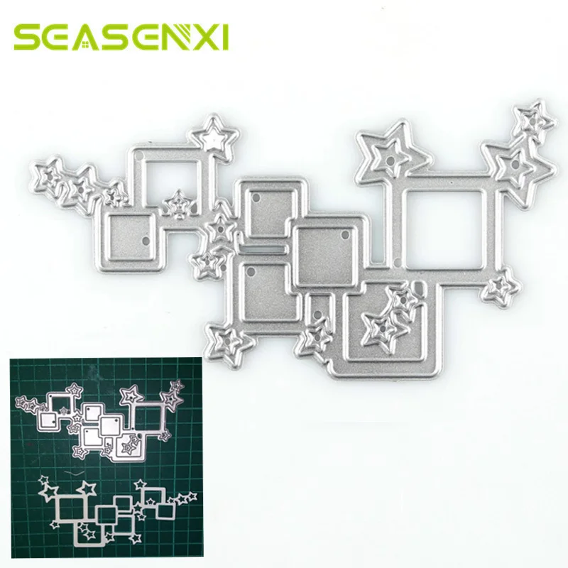 

Frame Star Metal Die Cuts Cutting Dies For DIY Scrapbooking Embossing Photo Album Paper Cards Decorative Crafts Making Mold Tool