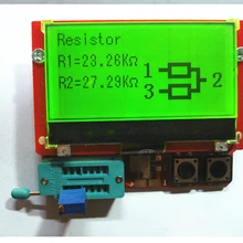 12864 транзистор с ЖК экраном тестер Графический/PNP/биполярный транзистор тестер MOS устройство
