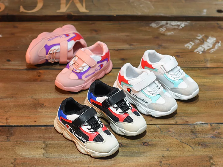 

2018 Hot New Led Shoes For Kids Children Shoes Autumn Breathable Shoes For Girls Boys Kids Sport Brand Light