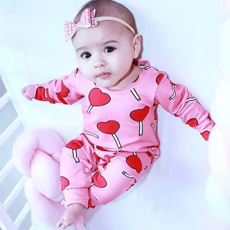 Tinypeople 秋新生児服ユニセックスかわいい服の少年ロンパース子供衣装女の子幼児ジャンプスーツ 3 12 24 月 ロンパース Aliexpress