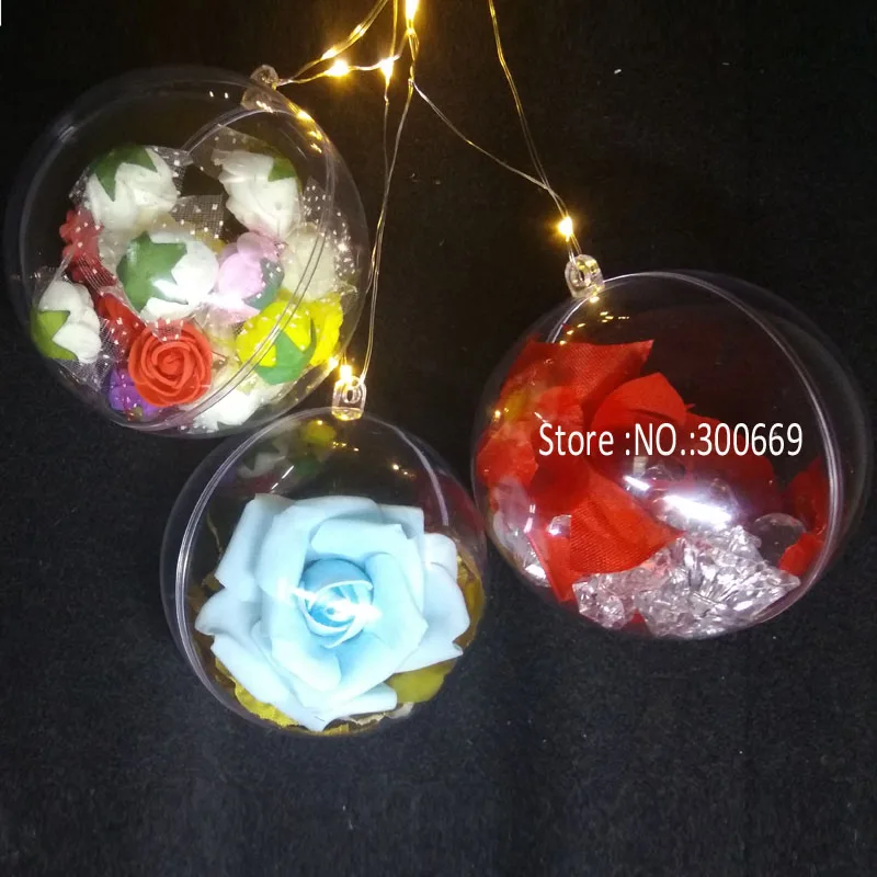 

Wedding Favors Gifts Box Transparent Acrylic Plastic Ball for Wedding Party Decoration Event Party Supplies clear plastic ball