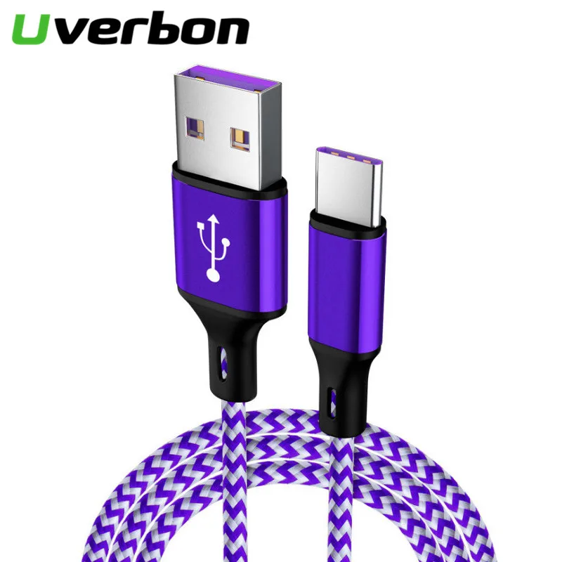 

5A Type C Cable USB C Cable Male to Type-C Female Fast Charging Charger Data Cable for For Huawei Mate 20 P20 Pro Honor 10
