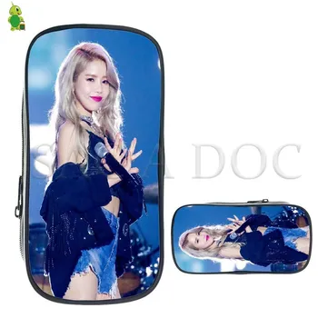 

Mamamoo Solar Kpop Comestic Bags Boys Girls Children Large Pencil Case Stationery School Supplies Women Men Makeup Bags